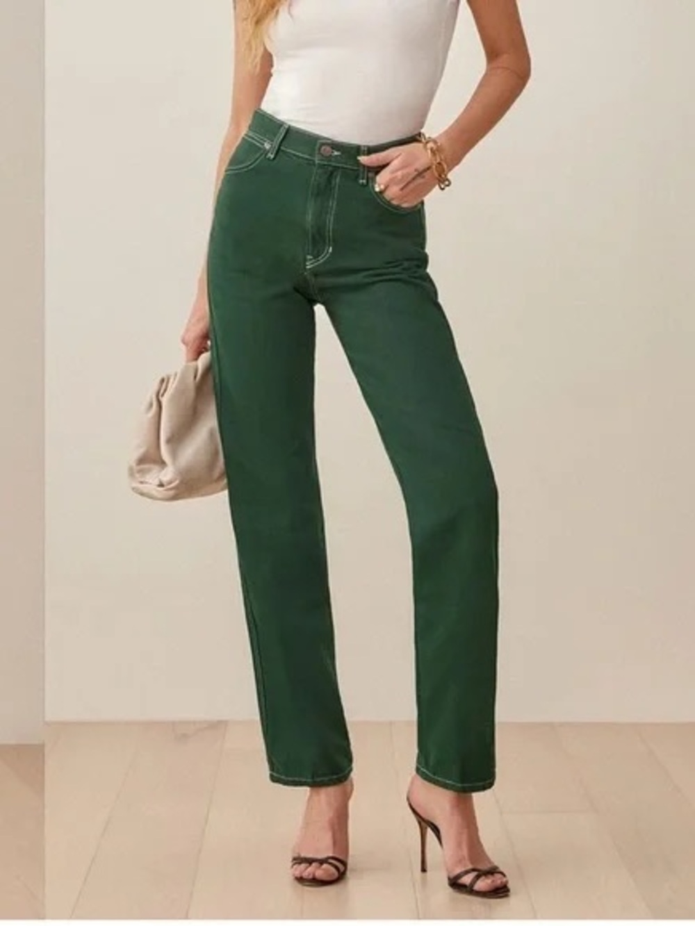 Reformation High-Rise Cowboy pants